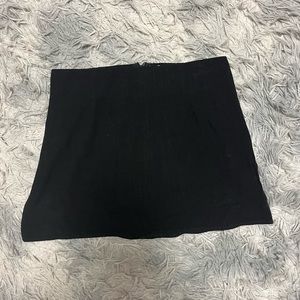 princess polly shelly mini skirt black